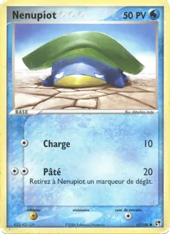 Carte Nénupiot de l'extension EX Tempête de sable, numéro 67/100