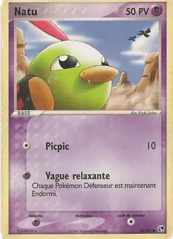 Carte Natu de l'extension EX Tempête de sable, numéro 69/100