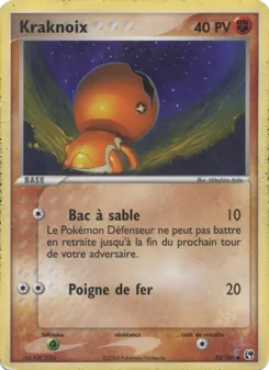 Carte Kraknoix de l'extension EX Tempête de sable, numéro 82/100