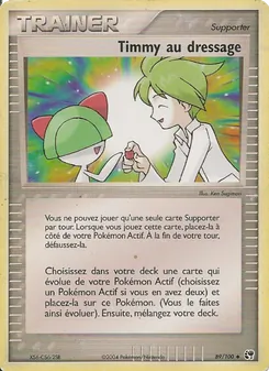 Carte Timmy au dressage de l'extension EX Tempête de sable, numéro 89/100