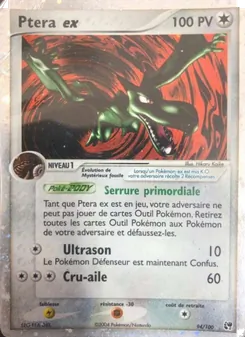 Carte Ptera ex de l'extension EX Tempête de sable, numéro 94/100