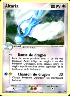 Carte Altaria de l'extension EX Dragon, numéro 2/97