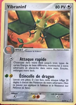 Carte Vibraninf de l'extension EX Dragon, numéro 22/97