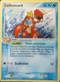 Carte Colhomard de l'extension EX Dragon, numéro 3/97