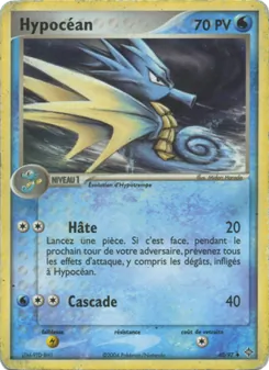 Carte Hypocéan de l'extension EX Dragon, numéro 40/97