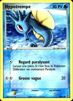 Carte Hypotrempe de l'extension EX Dragon, numéro 58/97