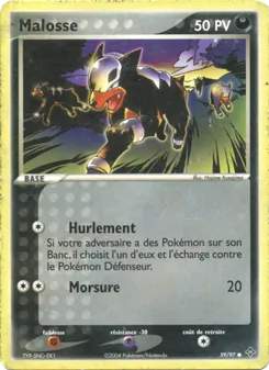 Carte Malosse de l'extension EX Dragon, numéro 59/97