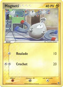 Carte Magnéti de l'extension EX Dragon, numéro 61/97