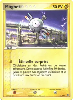 Carte Magnéti de l'extension EX Dragon, numéro 62/97