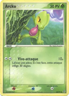 Carte Arcko de l'extension EX Dragon, numéro 80/97