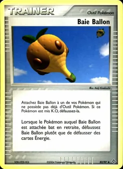 Carte Baie Ballon de l'extension EX Dragon, numéro 82/97