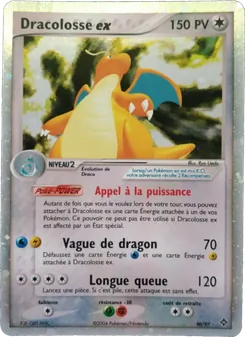 Carte Dracolosse ex de l'extension EX Dragon, numéro 90/97