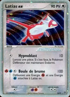 Carte Latias ex de l'extension EX Dragon, numéro 93/97
