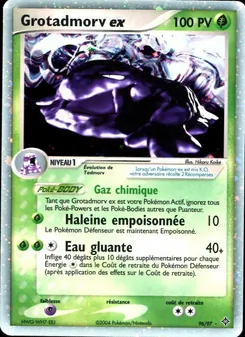 Carte Grotadmorv ex de l'extension EX Dragon, numéro 96/97