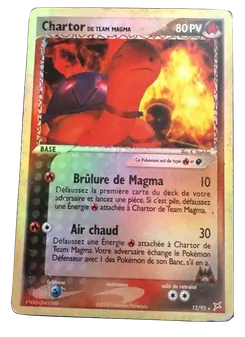 Carte Chartor de Team Magma de l'extension EX Team Magma vs Team Aqua, numéro 12/95