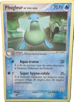 Carte Phogleur de Team Aqua de l'extension EX Team Magma vs Team Aqua, numéro 16/95