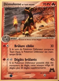 Carte Démolosse de Team Magma de l'extension EX Team Magma vs Team Aqua, numéro 34/95