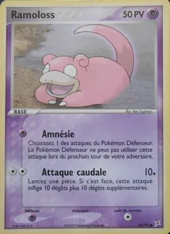 Carte Ramoloss de l'extension EX Team Magma vs Team Aqua, numéro 45/95