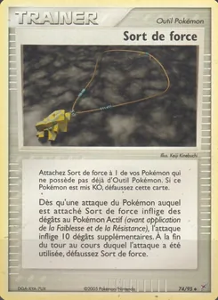 Carte Sort de force de l'extension EX Team Magma vs Team Aqua, numéro 74/95