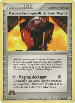 Carte Machine Technique 01 de Team Magma de l'extension EX Team Magma vs Team Aqua, numéro 84/95