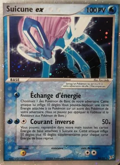 Carte Suicune ex de l'extension EX Team Magma vs Team Aqua, numéro 94/95