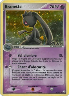 Carte Branette de l'extension EX Légendes Oubliées, numéro 1/101