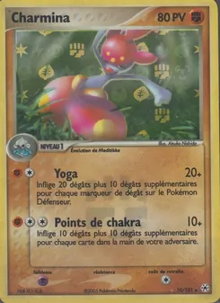 Carte Charmina de l'extension EX Légendes Oubliées, numéro 10/101
