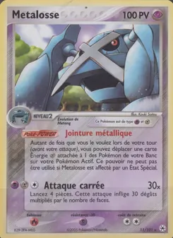 Carte Métalosse de l'extension EX Légendes Oubliées, numéro 11/101