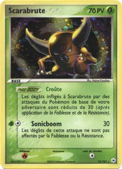 Carte Scarabrute de l'extension EX Légendes Oubliées, numéro 13/101