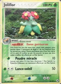 Carte Joliflor de l'extension EX Légendes Oubliées, numéro 16/101