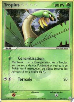 Carte Tropius de l'extension EX Légendes Oubliées, numéro 27/101