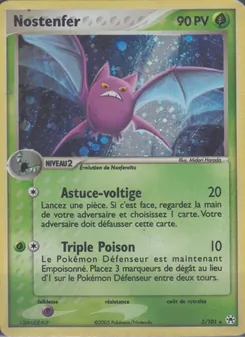 Carte Nostenfer de l'extension EX Légendes Oubliées, numéro 3/101