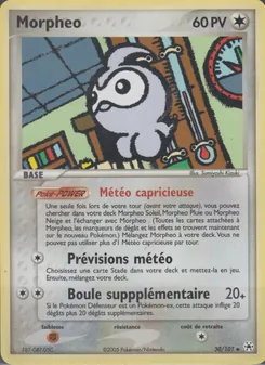 Carte Morphéo de l'extension EX Légendes Oubliées, numéro 30/101