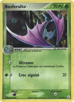 Carte Nosferalto de l'extension EX Légendes Oubliées, numéro 36/101