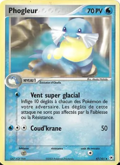Carte Phogleur de l'extension EX Légendes Oubliées, numéro 47/101