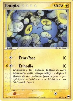 Carte Loupio de l'extension EX Légendes Oubliées, numéro 56/101