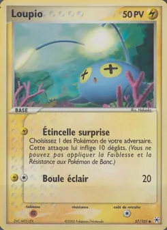Carte Loupio de l'extension EX Légendes Oubliées, numéro 57/101