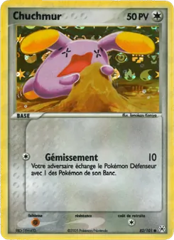 Carte Chuchmur de l'extension EX Légendes Oubliées, numéro 82/101