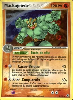 Carte Mackogneur de l'extension EX Légendes Oubliées, numéro 9/101