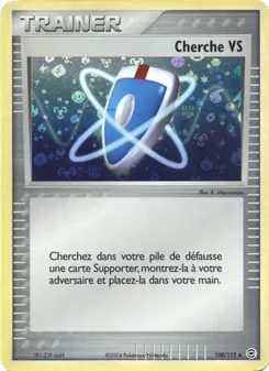 Carte Cherche VS de l'extension EX Rouge Feu & Vert Feuille, numéro 100/112