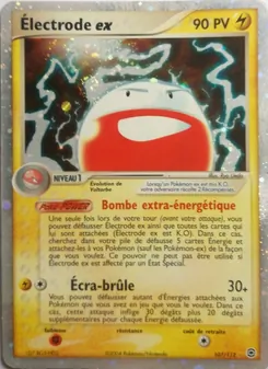 Carte Électrode ex de l'extension EX Rouge Feu & Vert Feuille, numéro 107/112