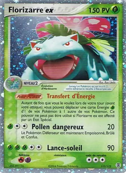 Carte Florizarre ex de l'extension EX Rouge Feu & Vert Feuille, numéro 112/112