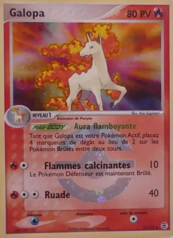 Carte Galopa de l'extension EX Rouge Feu & Vert Feuille, numéro 13/112