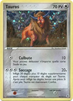 Carte Tauros de l'extension EX Rouge Feu & Vert Feuille, numéro 16/112