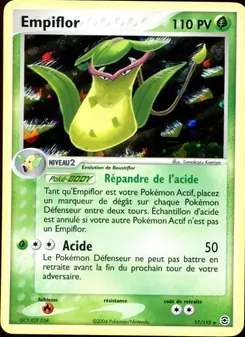 Carte Empiflor de l'extension EX Rouge Feu & Vert Feuille, numéro 17/112