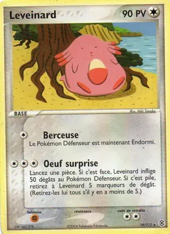 Carte Leveinard de l'extension EX Rouge Feu & Vert Feuille, numéro 19/112
