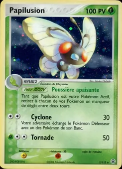 Carte Papilusion de l'extension EX Rouge Feu & Vert Feuille, numéro 2/112