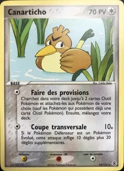 Carte Canarticho de l'extension EX Rouge Feu & Vert Feuille, numéro 23/112