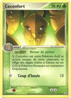 Carte Coconfort de l'extension EX Rouge Feu & Vert Feuille, numéro 36/112