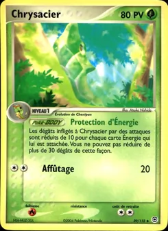 Carte Chrysacier de l'extension EX Rouge Feu & Vert Feuille, numéro 39/112